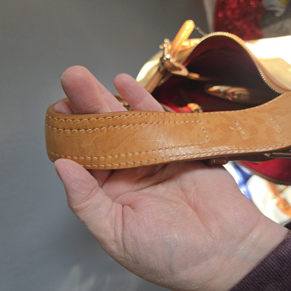 Dooney & Bourke Tan and Brown Shoulder Bag - Picture 12 of 12